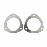 Mr. Gasket 3 aluminum exhaust collector flange gasket set with bolts 7421G