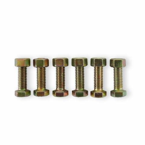 Mr. Gasket 3 aluminum exhaust collector flange gasket set with bolts 7421G
