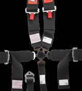 RaceQuip racing harness 3 inch 2 inch SFI 16.1 black red adjustable 748008RQP