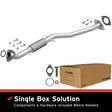 1997-1999 Nissan Sentra Direct-Fit Front Pipe Kit 107-0264 stainless steel