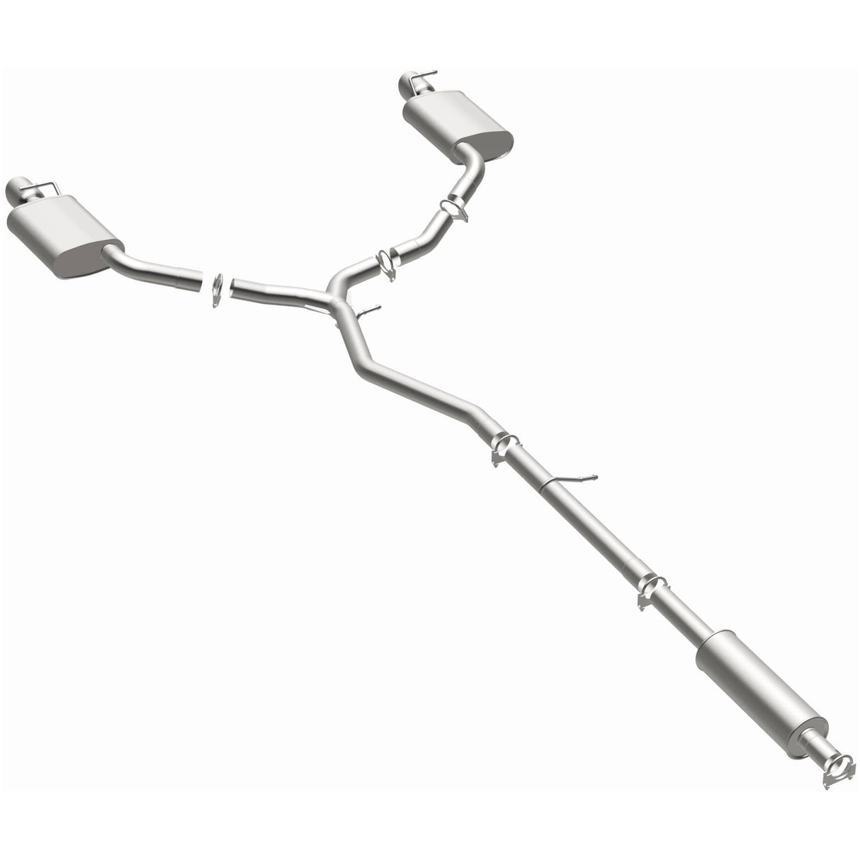2011-2015 Ford Explorer Direct-Fit Replacement Exhaust System 106-0459 aluminized steel