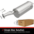 2007-2012 Nissan Versa Direct-Fit Muffler Kit 108-0032 aluminized steel