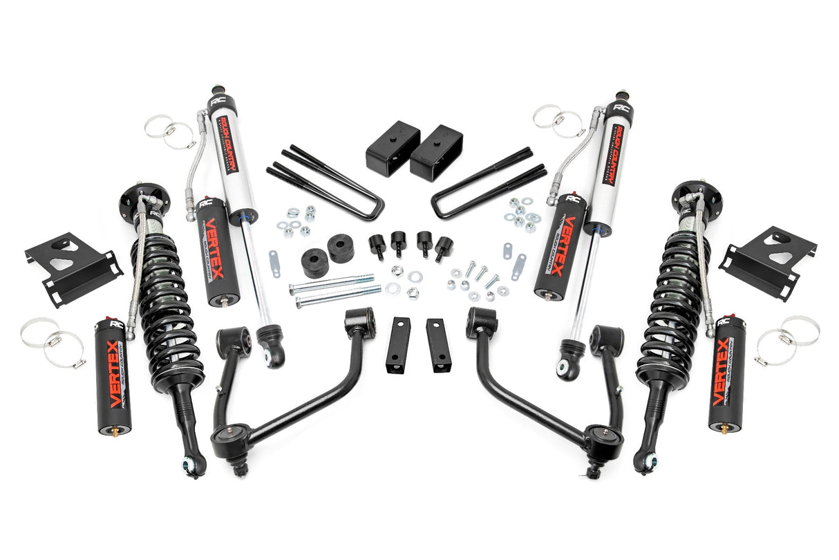 Fits Toyota Tundra 4WD (2007-2021) 3.5 Inch Lift Kit; Vertex; 76850
