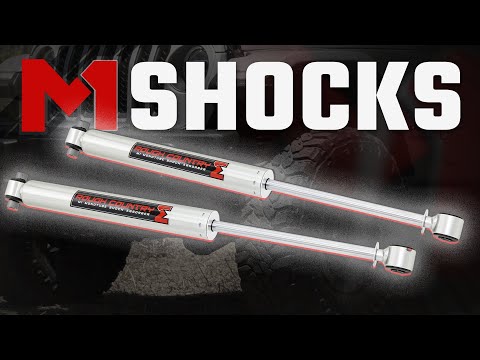 Fits Ford F-250/F-350 SD 2&4WD (2017-2024) M1 Rear Shocks; 0-4.5"; 770804_A