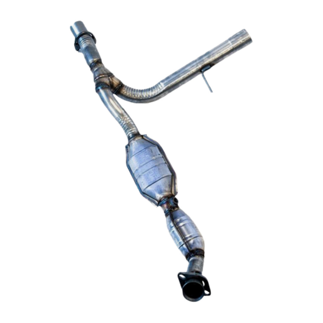 direct-fit catalytic converter fits 2006-2008 Lincoln Mark 5.4L V8 and 2004-2008 Ford F-150 5.4L V8 passenger side Federal EPA no gasket included 7712105 Schultz