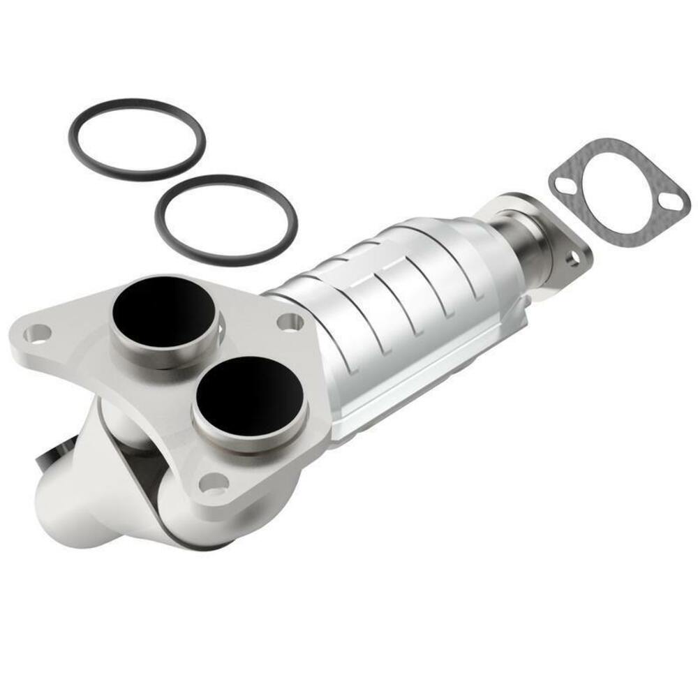 direct-fit catalytic converter fits 1994-1998 Ques t 3L and 1994-1997 Mercury Villager 3L V6 rear front Federal EPA with gaskets 7713043 Schultz