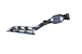 direct-fit catalytic converter manifold fits 2004-2010 Infiniti QX56 5.6L V8 and 2004-2015 Nissan Titan 5.6L V8 rear front Federal EPA with gaskets 7713223 Schultz