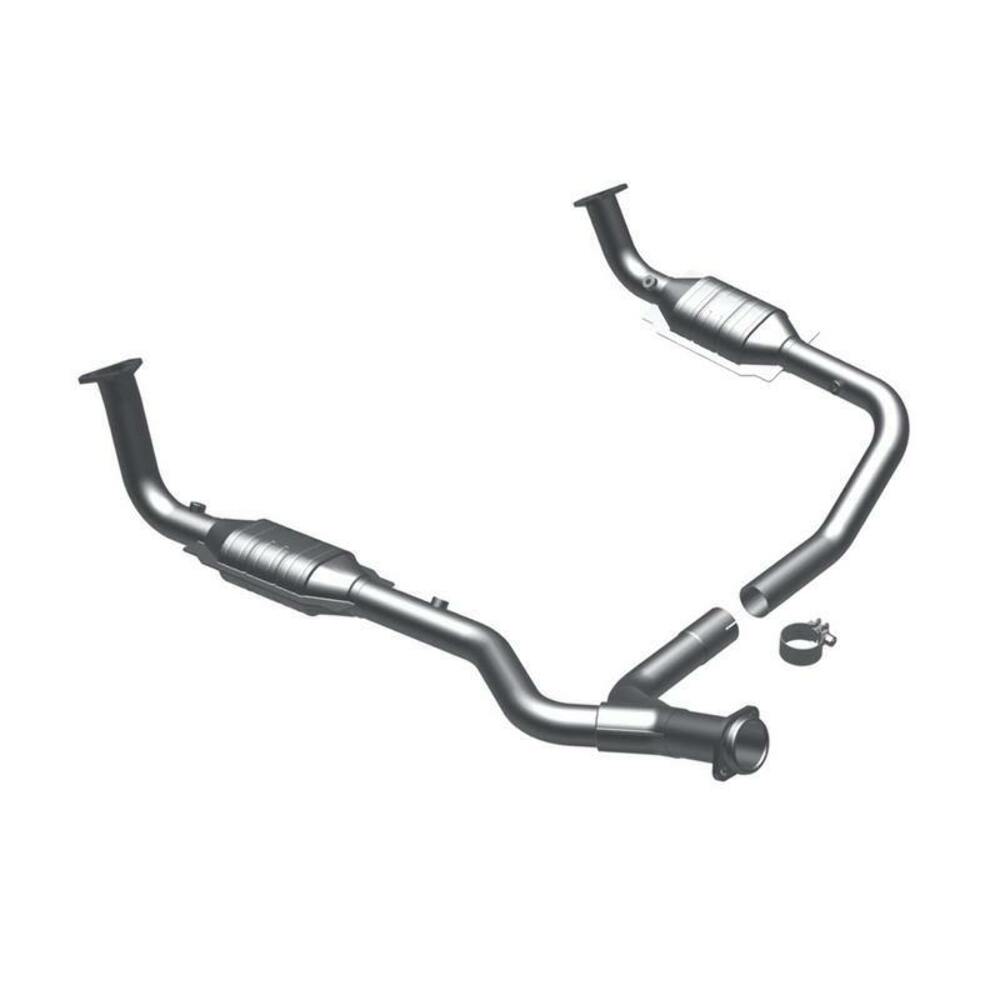 direct-fit catalytic converter fits 1995-2000 Land Rover Range Rover 4L and 1996-2000 Land Rover Range Rover 4L V8 rear front Federal EPA gasket included 7714013 Schultz