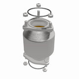 MagnaFlow direct-fit catalytic converter fits 2004-2008 Suzuki Forenza and 2005-2008 Suzuki Reno, this and 2004-2006 Suzuki Forenza 2.0L stainless steel CARB compliant OBDII 51291