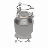 MagnaFlow direct-fit catalytic converter fits 2004-2008 Suzuki Forenza and 2005-2008 Suzuki Reno, this and 2004-2006 Suzuki Forenza 2.0L stainless steel CARB compliant OBDII 51291