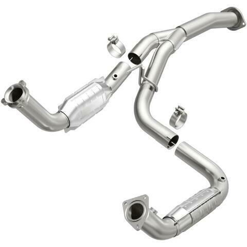 MagnaFlow direct-fit catalytic converter for 2011-2019 Chevy Silverado 2500 stainless steel CARB compliant OBDII