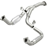 MagnaFlow direct-fit catalytic converter for 2011-2019 Chevy Silverado 2500 stainless steel CARB compliant OBDII