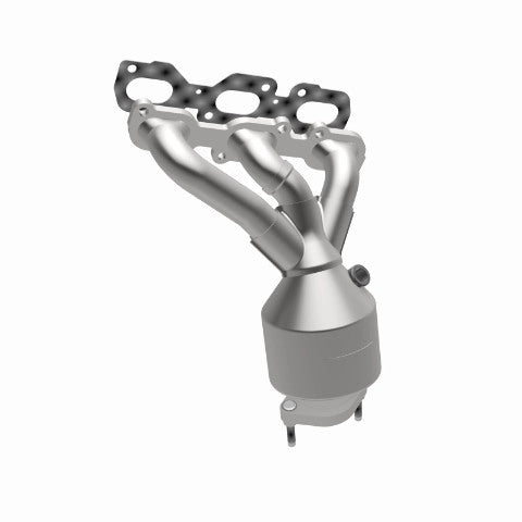 MagnaFlow direct-fit catalytic converter fits 2009-2012 Ford Escape and 2009-2011 Mercury Mariner, this and 09 Ford Escape 3.0L Front 3.0L stainless steel CARB compliant OBDII 4992