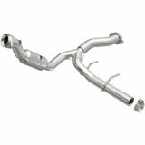 MagnaFlow direct-fit catalytic converter for 2011-2014 Ford F-150 3.5L 3.5 inch inlet/outlet stainless steel CARB compliant OBDII 52429