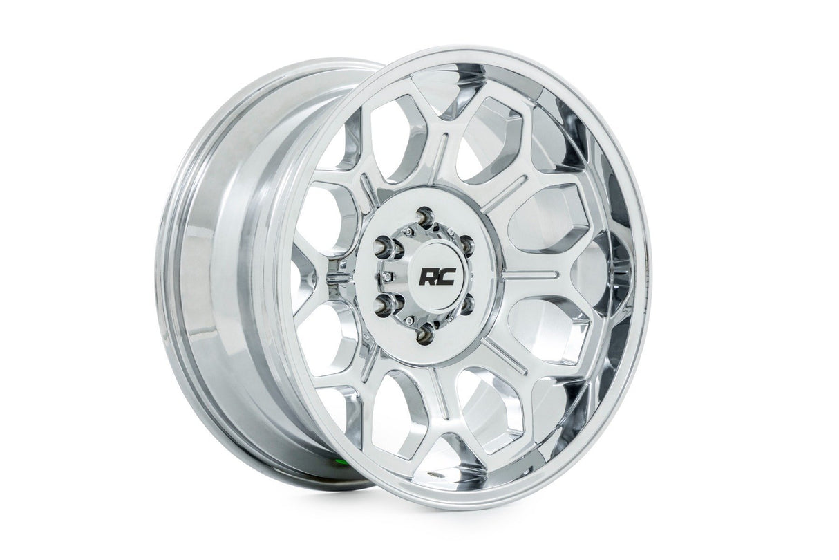 Rough Country 77 Series Wheel - One-Piece - Chrome - 20x10 - 6x135 - -25mm - 77202517C