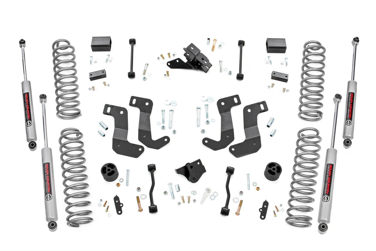 Fits Jeep Wrangler Unlimited 4WD (20-23) 3.5" Lift Kit; C/A Drop; Diesel; 78130