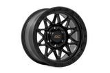 Rough Country 78 Series Wheel - Simulated Beadlock - Black - 18x9 - 6x135 - -12mm - 78181217B