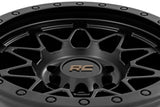 Rough Country 78 Series Wheel - Simulated Beadlock - Black - 18x9 - 6x135 - -12mm - 78181217B