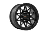 Rough Country 78 Series Wheel - Simulated Beadlock - Black - 18x9 - 5x5 - -12mm - 78181218B