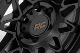 Rough Country 78 Series Wheel - Simulated Beadlock - Black - 18x9 - 5x5 - -12mm - 78181218B