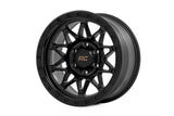 Rough Country 78 Series Wheel - Simulated Beadlock - Black - 18x9 - 5x5 - -12mm - 78181218B