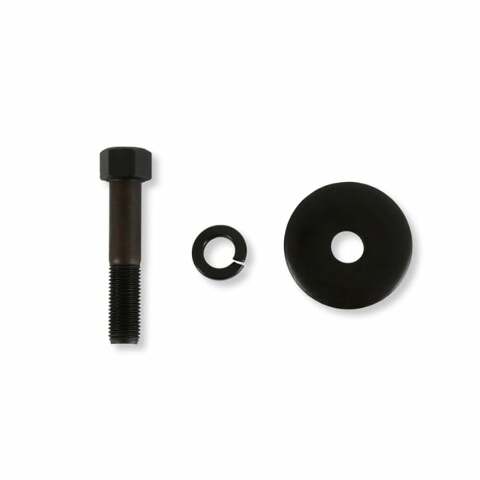 Mr. Gasket harmonic balancer bolt and washer set Chevy black steel 7845