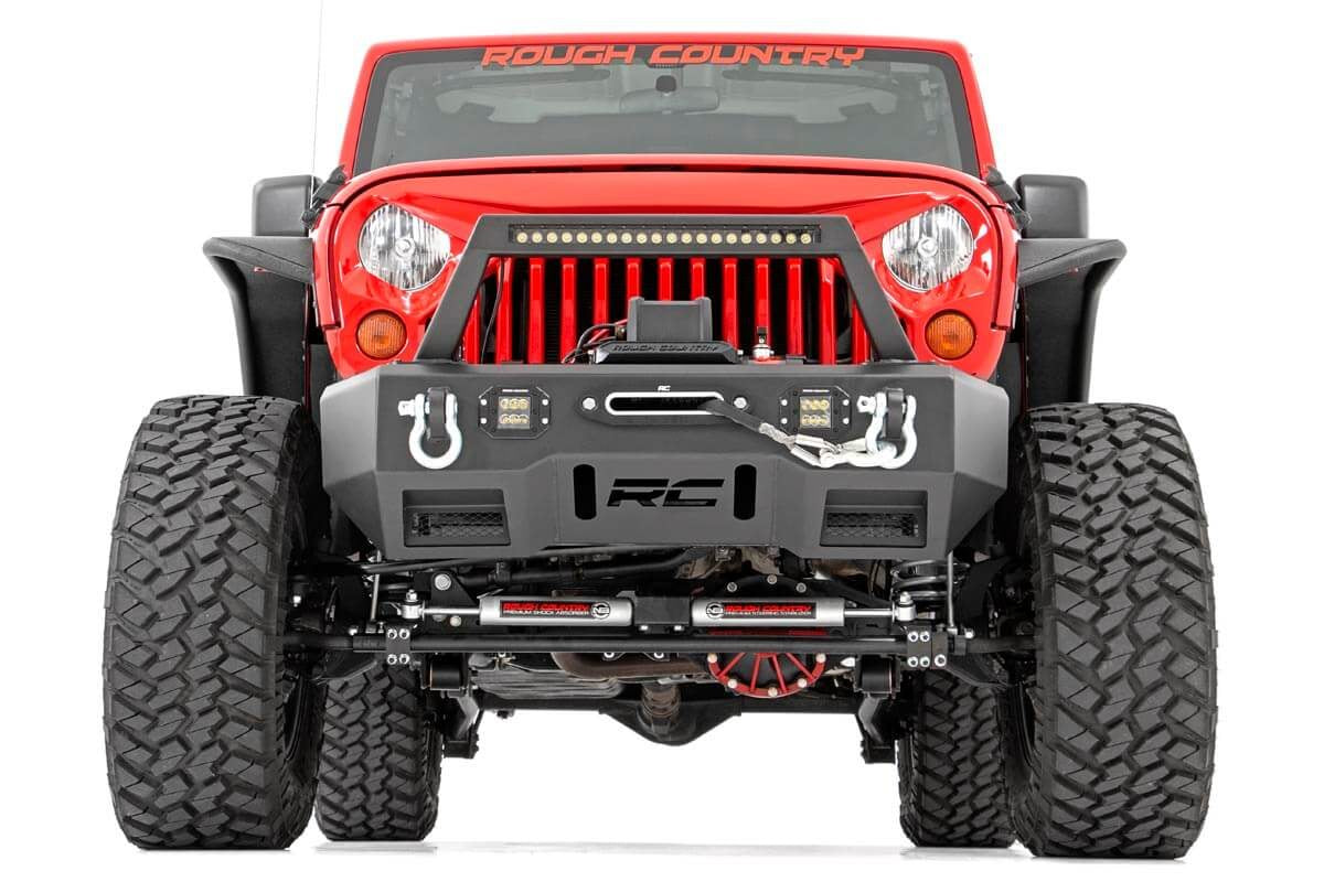 Fits Jeep Wrangler Unlimited 2&4WD (2007-2011) 4" Lift Kit; Long Arm; 78530A