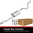 2014-2019 Toyota Highlander Direct-Fit Replacement Exhaust System 106-0780 aluminized steel