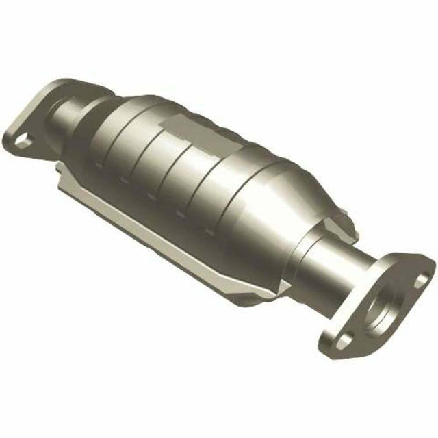 MagnaFlow direct-fit catalytic converter for 1979-1982 Mazda 2 inch inlet/outlet stainless steel CARB compliant 338680
