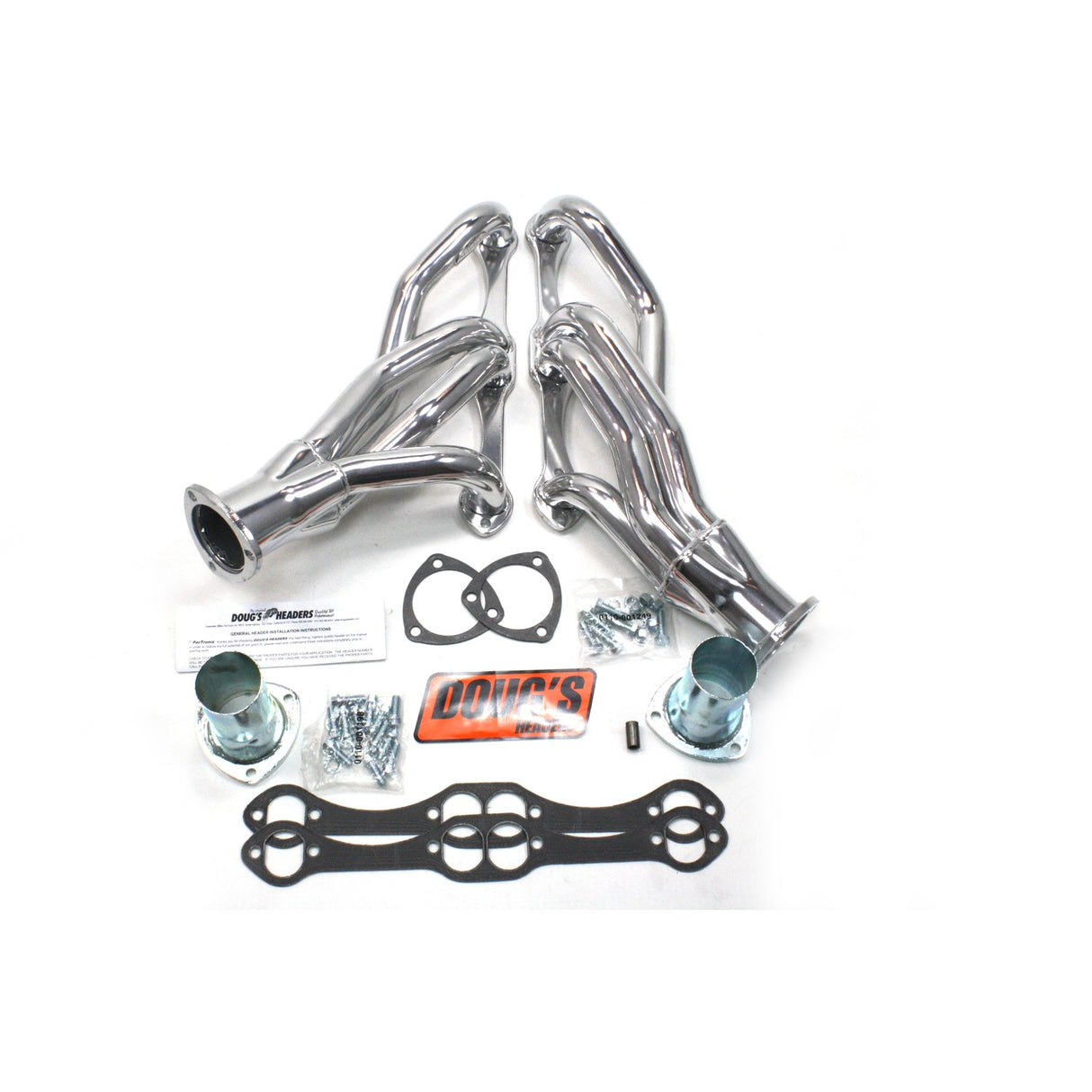Mid-Length Headers for 64-92 GM F G/A Body 265-400 SBC 1-5/8in Primary D304