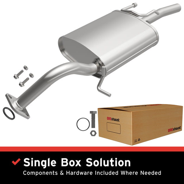 1988-1992 Toyota Corolla Direct-Fit Muffler Kit 108-0174 aluminized steel