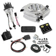 Holley EFI Sniper EFI 1954 Ford Club Sniper 2 EFI Bundle with HyperSpark Ignition System 550-510-3PK-SBF for Chevy polished aluminum