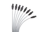 Spark Plug Wire Set Universal 8mm Silicone Spiro Pro 180? 350 ohm/ft Grey 53855