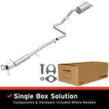 Fits 2011-2016 Ford Fiesta 1.6L Direct-Fit Replacement Exhaust System aluminized steel