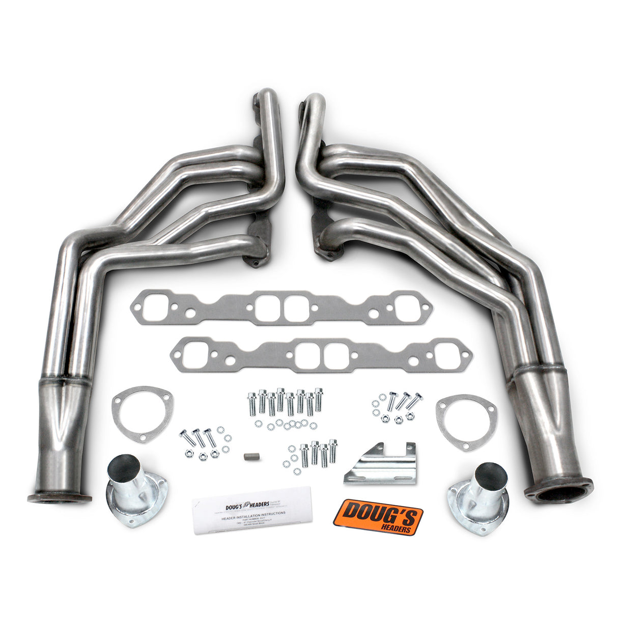 Long Tube Headers for 304 Stainless 1-3/4in Primary Stainless Steel D317-SS