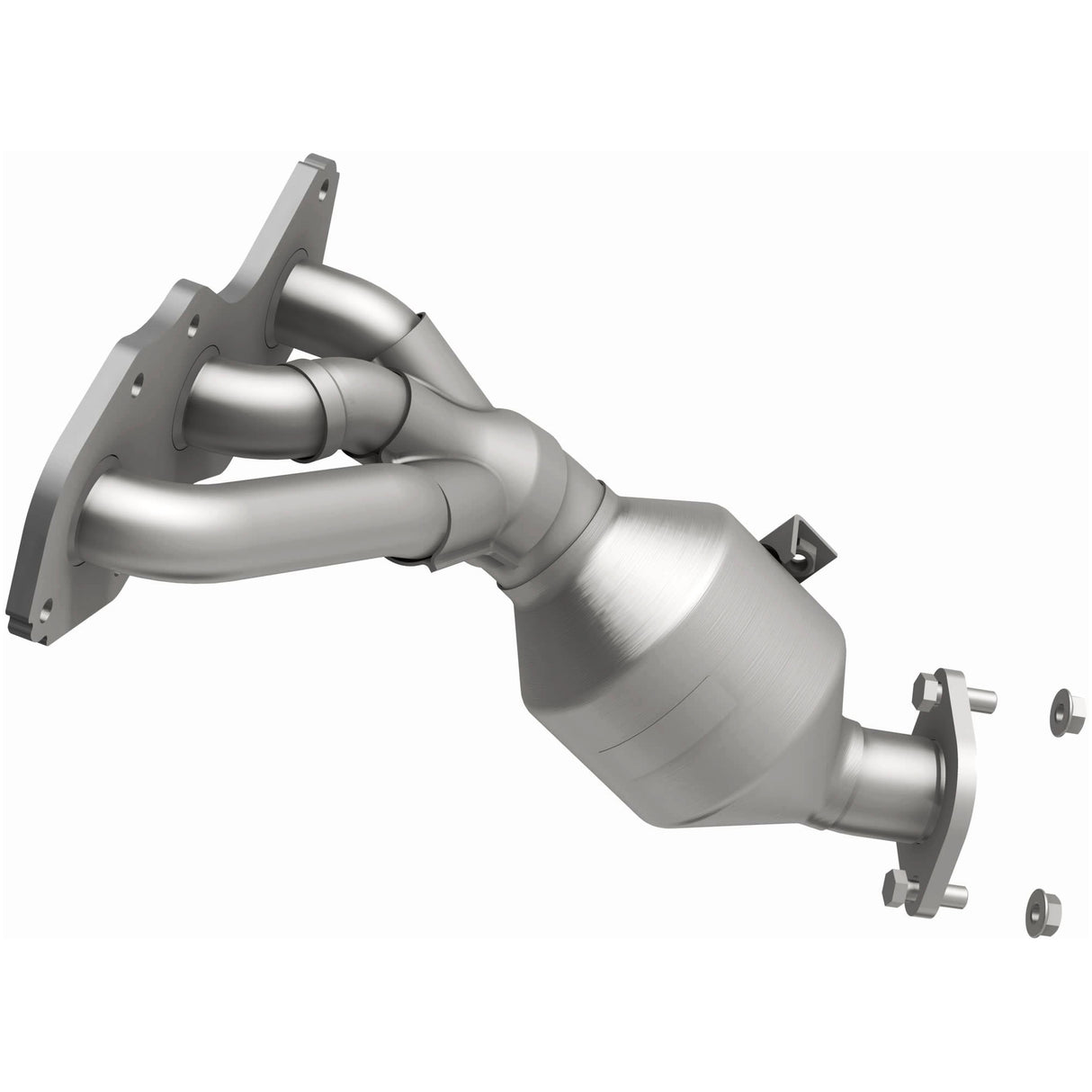 Catalytic Converter with Integrated Exhaust Manifold for HM Grade Federal / EPA Compliant Direct-Fit Manifold Catalytic