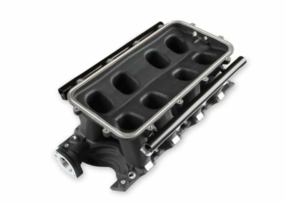Hooker performance muffler black aluminum black-300-274bk