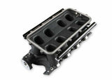 Holley EFI 8.2 SBF Ford Hi-Ram EFI Manifold with Side Mount Top-Black - 300-306BK for 1986-1995 Ford black aluminum
