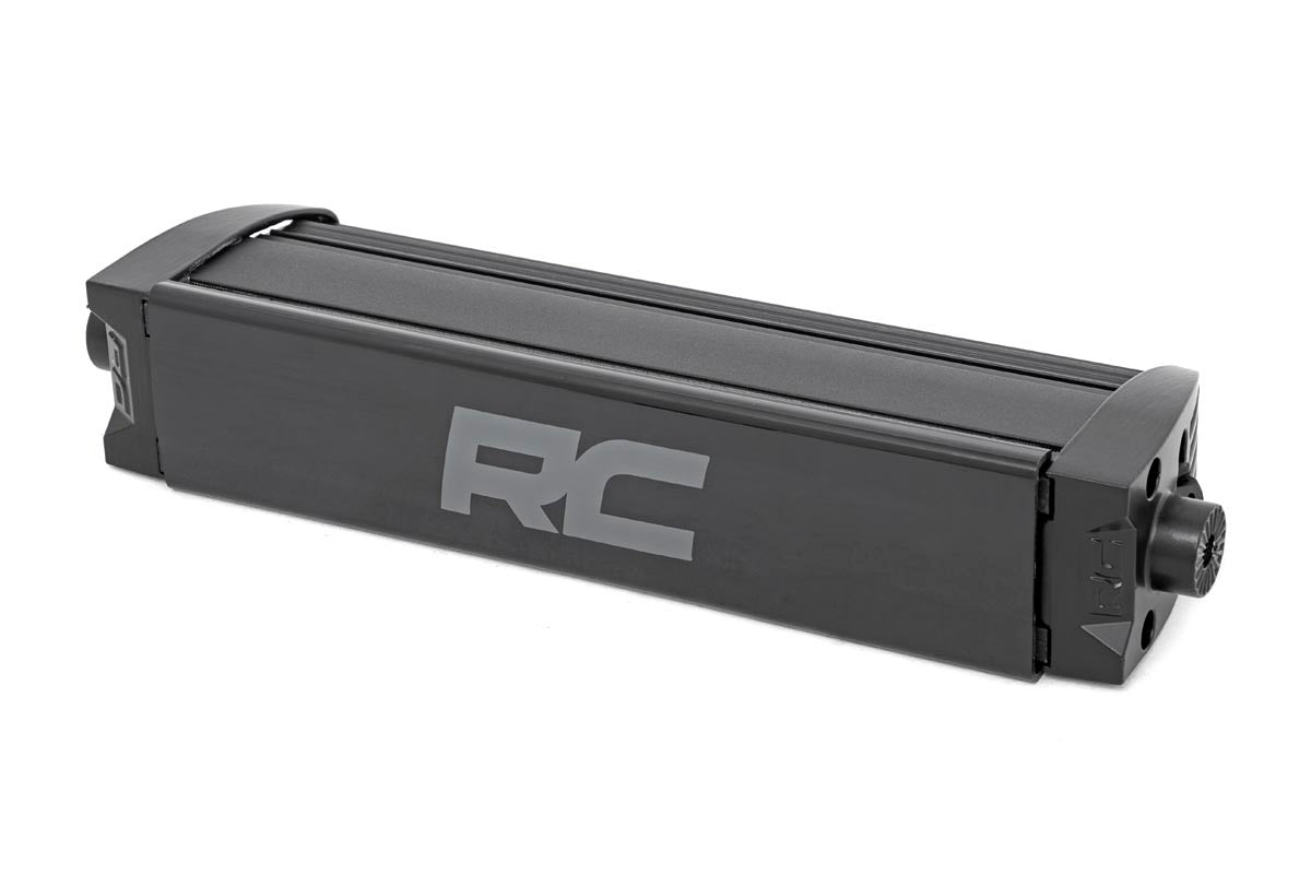 8 Inch Black Series LED Light Bar; Single Row; Amber DRL 70718BLDRLA