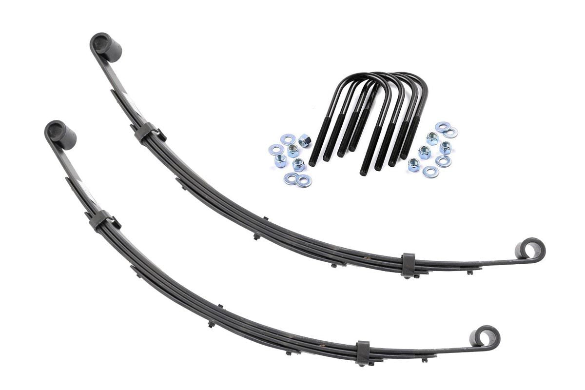 Fits Jeep Grand Wagoneer/J10/J20/Wagoneer 4WD Front Leaf Springs 3" Pair 8004Kit