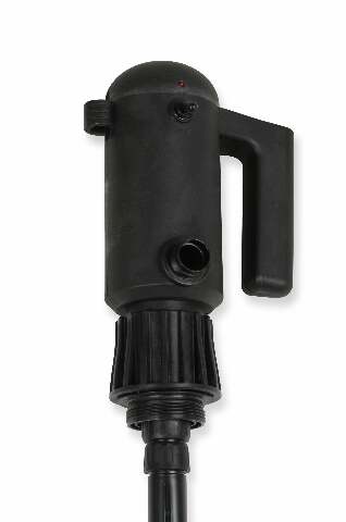 Mr. Gasket 8017MRG electric transfer pump pumps up to 4.2 GPM for 15 to 55 gallon black