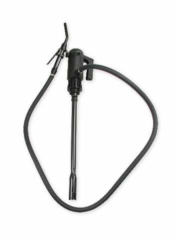 Mr. Gasket 8017MRG electric transfer pump pumps up to 4.2 GPM for 15 to 55 gallon black