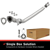 2005-2008 Audi A4 Quattro Direct-Fit Front Pipe Kit 107-0059 stainless steel