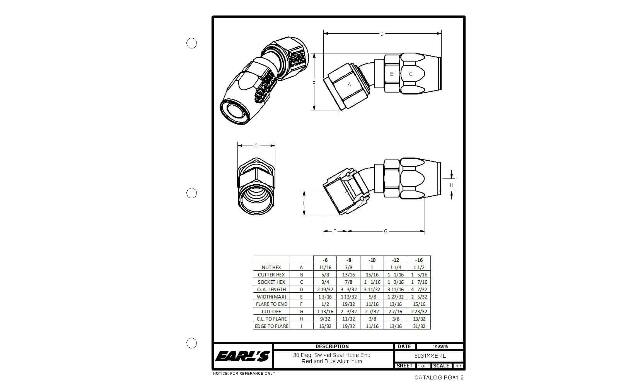 Swivel-Seal® Hose End - 803108ERL AN fitting