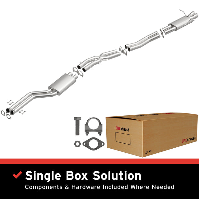 2001-2006 BMW 330Ci Direct-Fit Replacement Exhaust System 106-0909 aluminized steel
