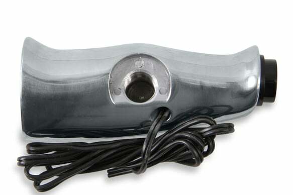 Universal T-Handle - Brushed with 12V Switch aluminum