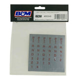 B&M Indicator Decal
