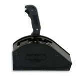 Fits 3-Speed Gm Auto Transmissions-Rear Cable Exit-Forward Shift Pattern stainless steel black