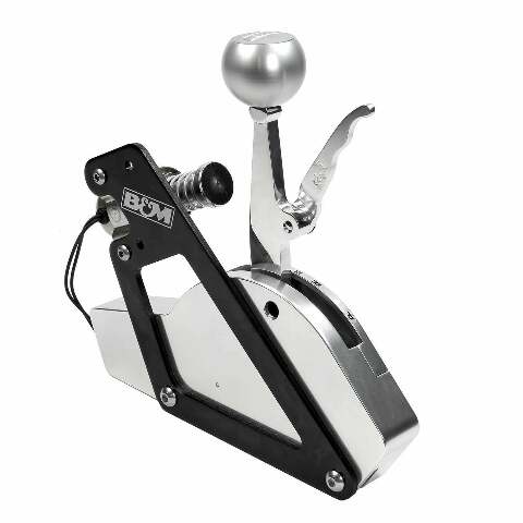 B&M Electric Shifter Solenoid aluminum stainless steel