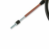 Fits 3- And 4-Speed Chrysler/Ford Auto Trans-Rear-Exit Cable-Forward Shift stainless steel black